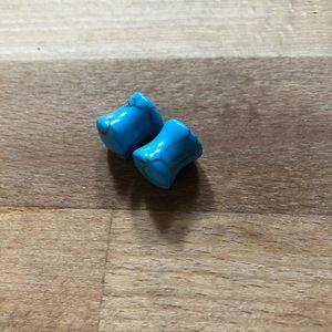Size 0 Turquoise Gauges/Plugs NWOT